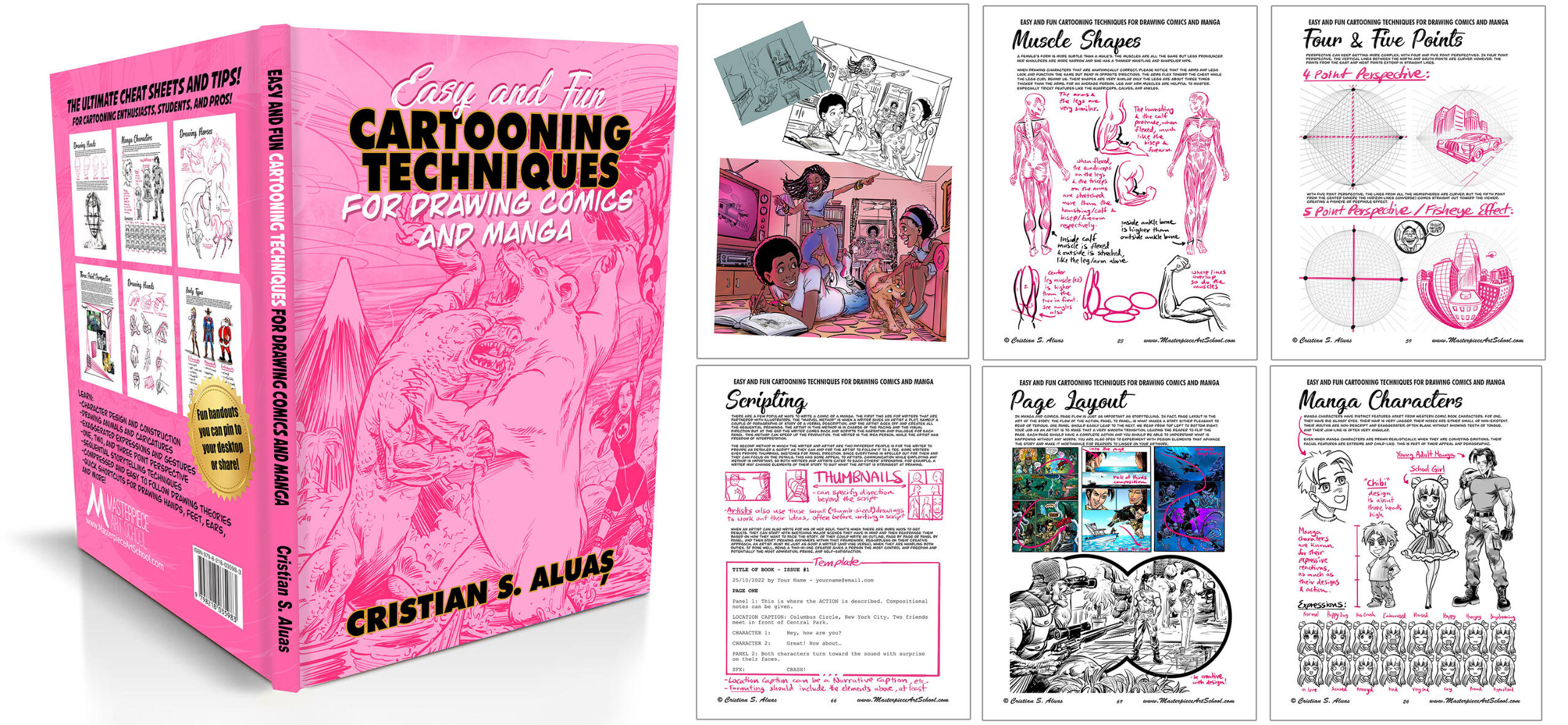 Learn how to draw comics and manga and lots of other fun drawing and storytelling techniques. Books